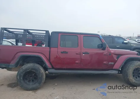 2021 Jeep Gladiator Overland 4X4 z USA, uszkodzony, nr VIN 1C6HJTFG9ML607936